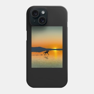 Horse riding artwork Phone Case