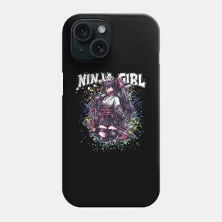 Silent Shadows: The Adventures of Ninja Girl Phone Case