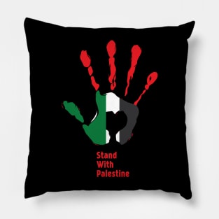 Stand with Palestine for humanity Pillow