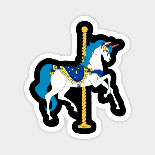 Carousel Merry Go Round Pony Horse Magnet