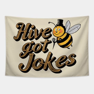 Hive Got Joke Funny Bee Tapestry