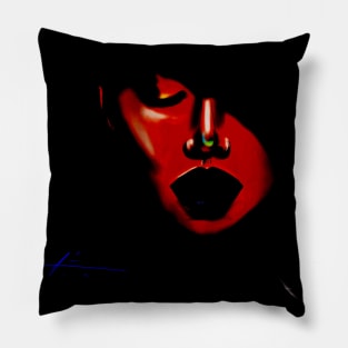 Red hot girl Pillow