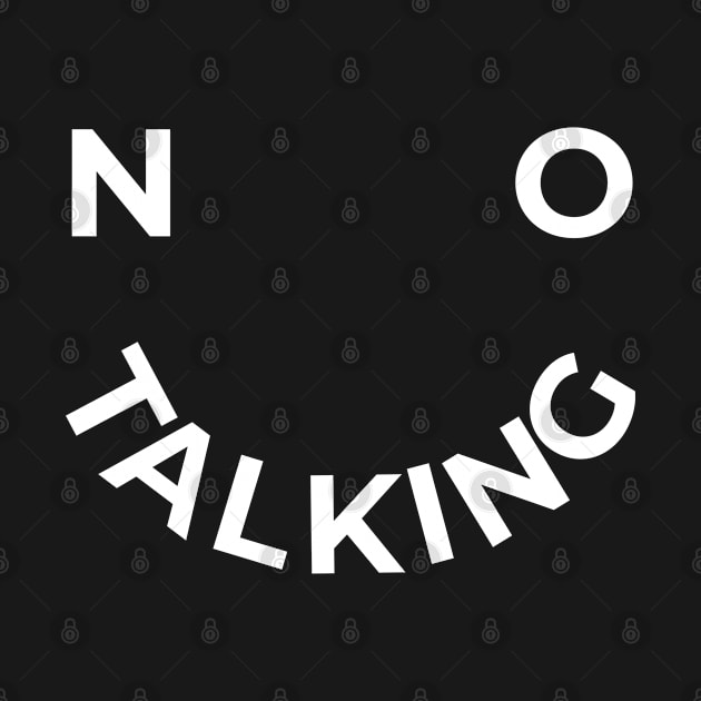 No Talking Smile Face - Dark by intromerch