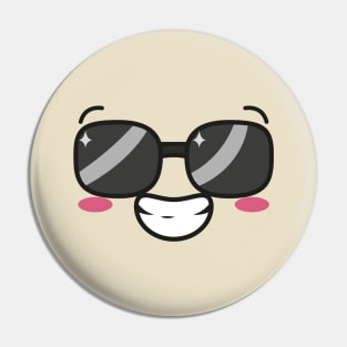 Cool Cute Face Pin