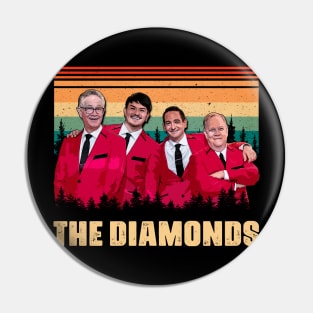 In the Company of Legends Diamond' Glory Pin