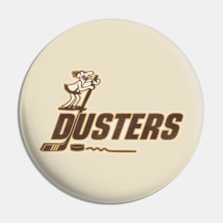 Defunct Broome Dusters Hockey Team Pin