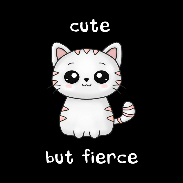 Cute but fierce by Meow Meow Designs