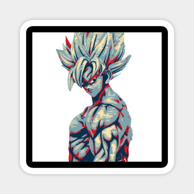 ssj kakarotto Magnet by BarnawiMT