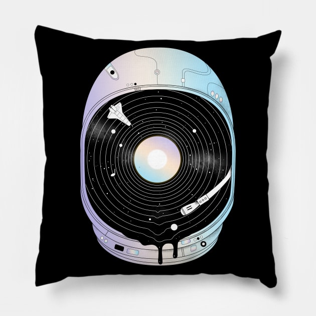 In the Presence of a Deafening Silence Pillow by normanduenas