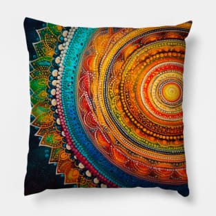 Soulful Meditations: Find Inner Alignment and Stillness with Mandala Artistry Pillow