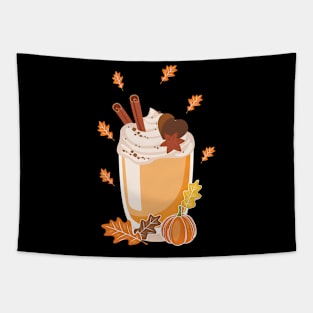 Pumpkin Spice Latte II Tapestry