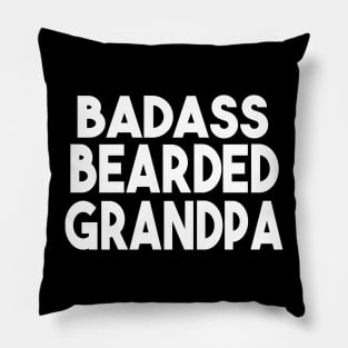 Badass Bearded Grandpa Pillow