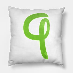 q Inspired Silhouette Pillow