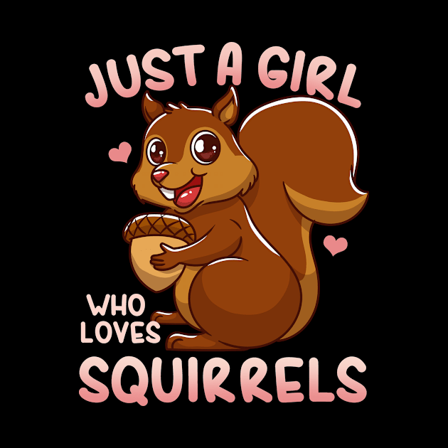 Squirrel Kawaii Squirrel Lover by CreativeGiftShop