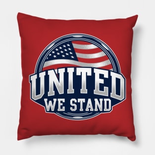 badge United American Pillow