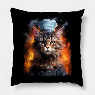 Chef Cat Pillow