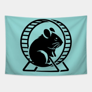 Hamster in a Wheel Tapestry