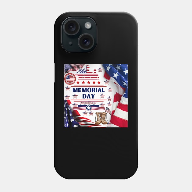 Memorial Day Phone Case by Casual Wear Co.