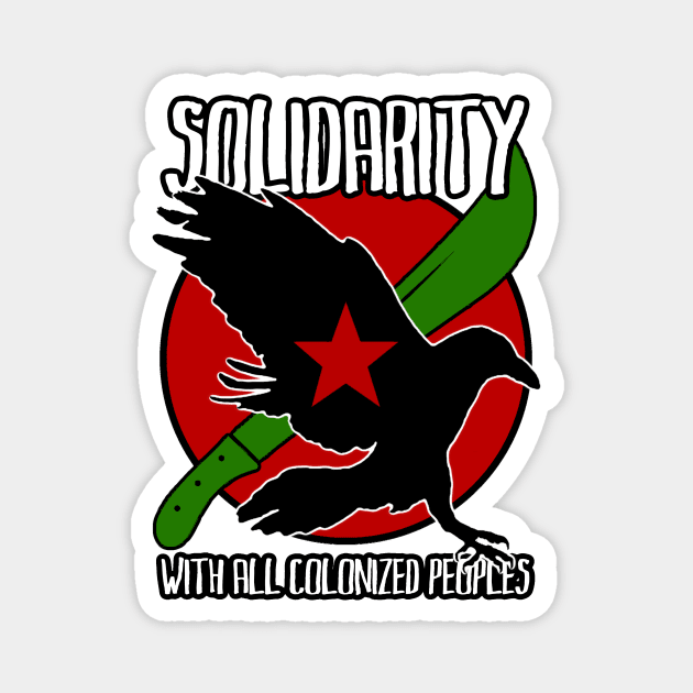 CROW - Colonized Solidarity Magnet by CROW Store