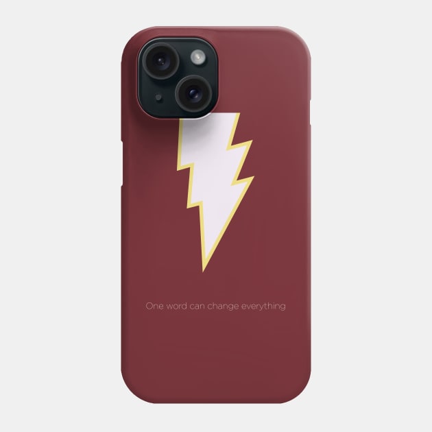 Shazam Phone Case by ComicManiac