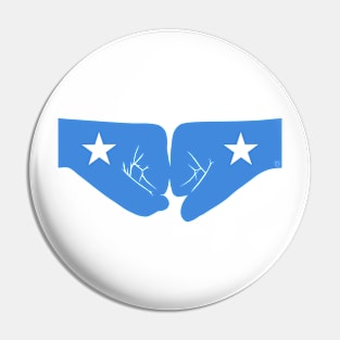 Somalia Fist Bump Patriot Flag Series Pin