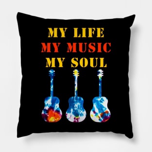 My Music, My Life, My Soul Pillow