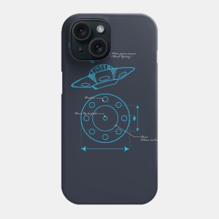 Wind Up Key UFO Phone Case