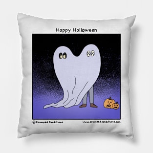 Happy Halloween Ghost Pillow