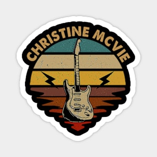 Vintage Guitar Beautiful Name McVie Personalized Magnet