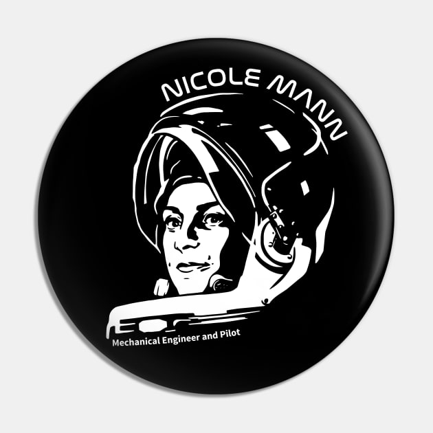 Women in Space: Nicole Mann Pin by photon_illustration