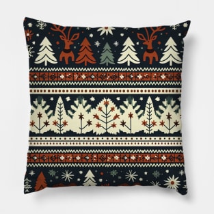 christmas seamless pattern design Pillow