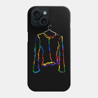 Pop Art Fashion Clothing Silhouette Phone Case