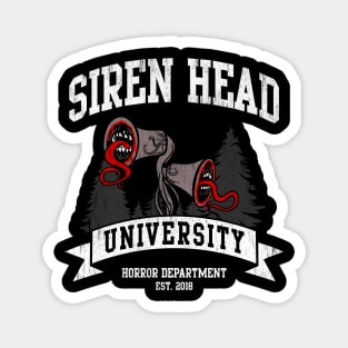 Siren head University horror department halloween gifts Magnet