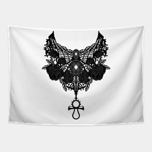 Pacifier, Necklace, Baby, gothic Tapestry