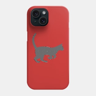 Cat Line Art Phone Case