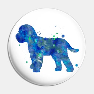 Cockapoo Watercolor Painting Pin