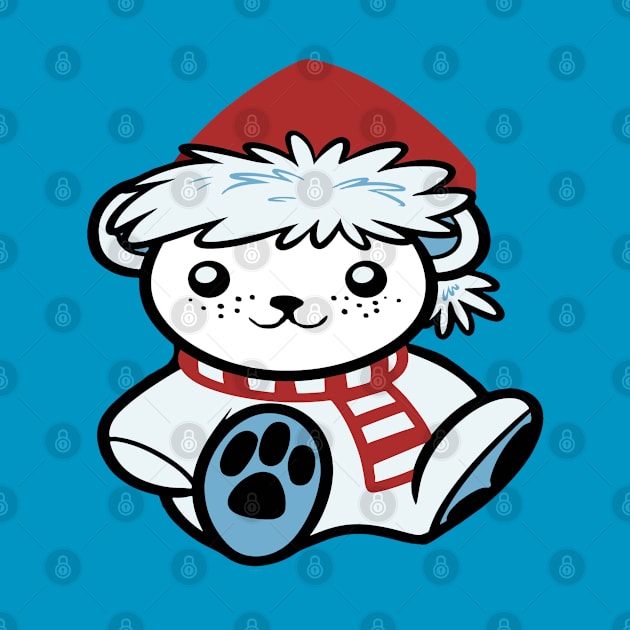 Christmas Snow Bear by madmonkey