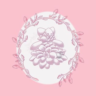 Succulent Sprite - pink moonstone T-Shirt
