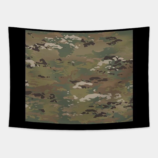 Support Our Troops Solidarity Operational Camoflauge Patch Square Tapestry by aaallsmiles