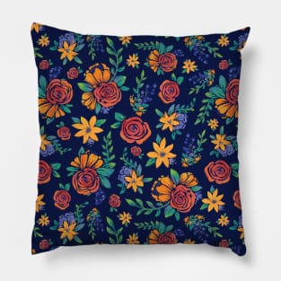 Floral Pattern Pillow