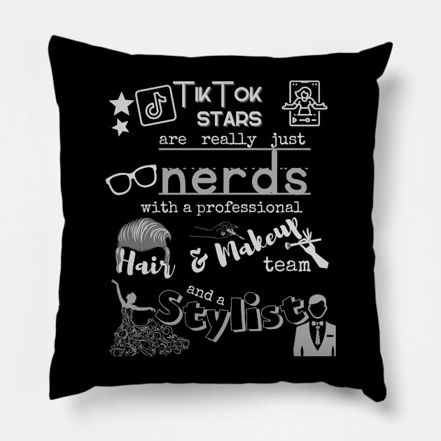 Truth about TikTok Stars Pillow by WearablePSA