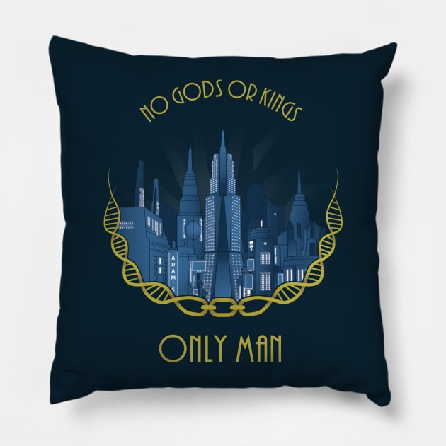 Only man Pillow by Creatiboom