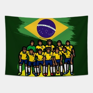 Brazil football team Tapestry