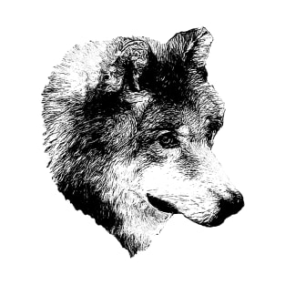 Wolf portrait T-Shirt
