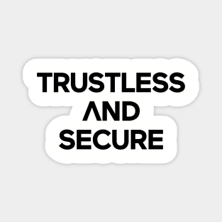 Unique Logo with Arrow Pointing Upward for Trustless and Secure Magnet