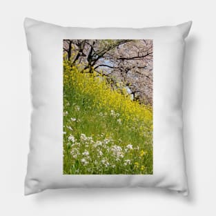 Cherry Blossom Hill Pillow