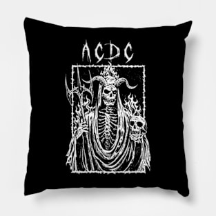 acdc dark Pillow
