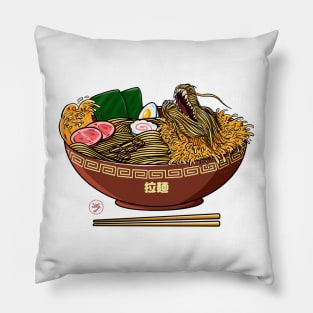 Great Wave  Ramen Dragon Pillow