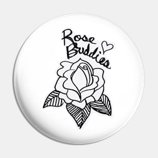 Rose Buddies Rose Pin