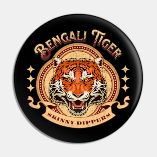 Bengali Tigers skinny dippers Pin